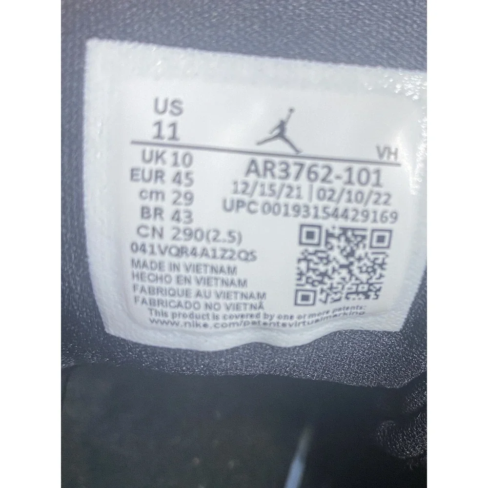 Jordan Access White Black Athletic Sneaker AR3762-101 Mens Size 11
